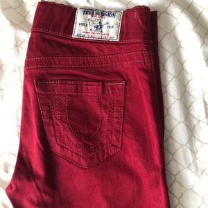 True religion scarlet leggings